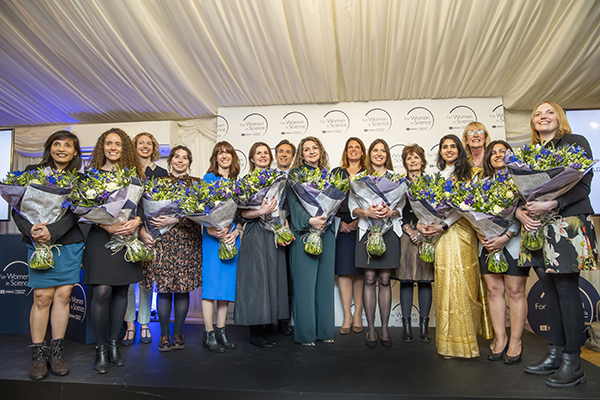 Photograph of L’Oréal-UNESCO For Women in Science UK and Ireland Rising Talents Awards finalists