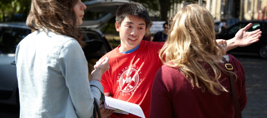 University open day student ambassador