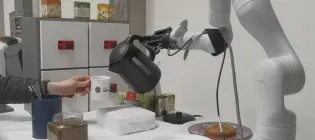 Informatics PhD student develops an AI-powered coffee-making robot