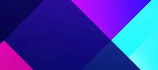 Abstract background with squares blue and pink