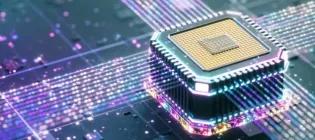 Powerful quantum central processor unit on motherboard. Credit- mustafau- GettyImages.