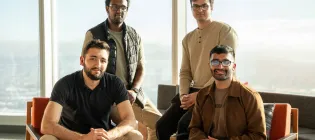 Expanse founding team clockwise L-R Nikodem Bieniek, Yafet Melake, Eren Mendi and Ismaeel Bashir