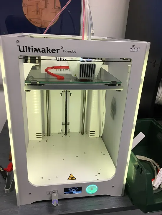 Face shield printed on a 3D printer