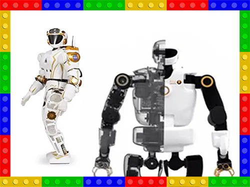 Excerpt from Prof. Robert Fisher's presentation showing image of full size humanoids