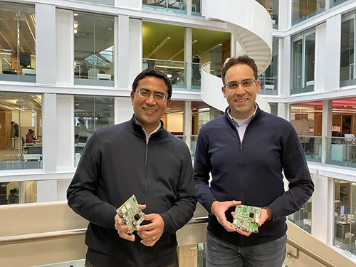 Photograph of Professor Mahesh Marina and Dr Mohamed Kassem