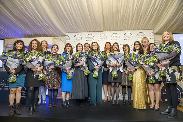 Photograph of L’Oréal-UNESCO For Women in Science UK and Ireland Rising Talents Awards finalists