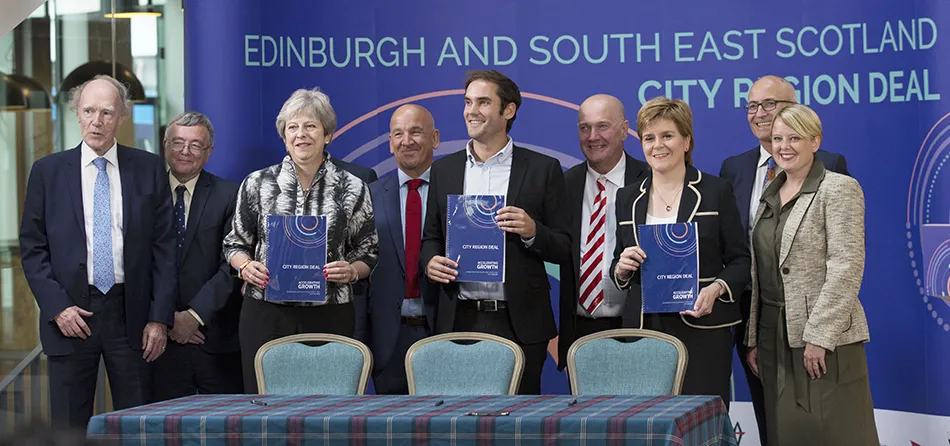 Partners mark the signing of the City Region Deal