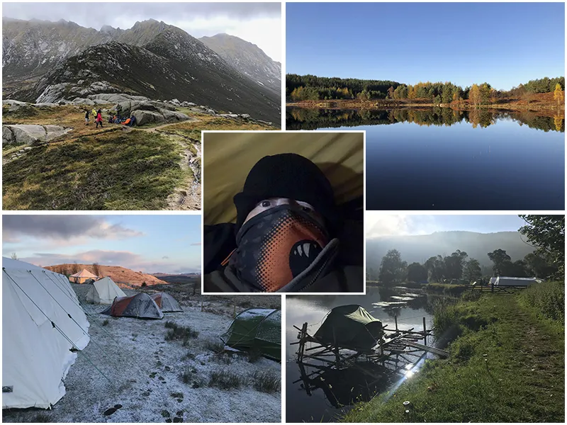 Professor Douglas Armstrong from the School of Informatics volunteer with Scouts
