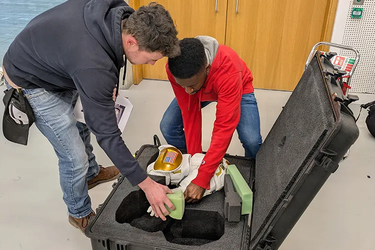 Farewell Valkyrie - Valkyrie being prepared for transporting