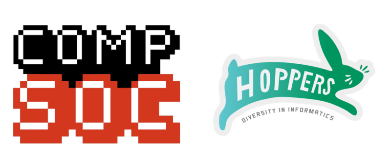 CompSoc and Hoppers logos