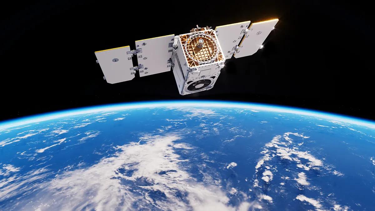 Pelican-2 rendering. (Graphic: Business Wire) [Image credit: Planet Labs PBC]