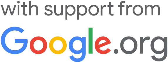 With support from Google.org logo