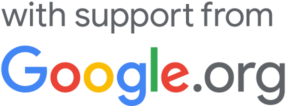 With support from Google.org logo