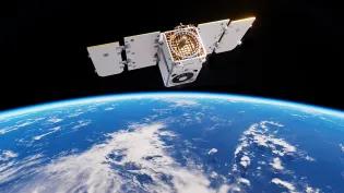 Pelican-2 rendering. (Graphic: Business Wire) [Image credit: Planet Labs PBC]