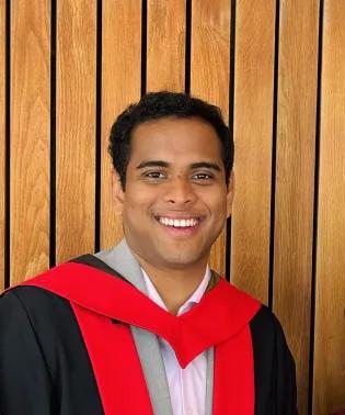 Rohan Gorantla graduation photo