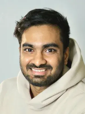 Vishal Panda smiling