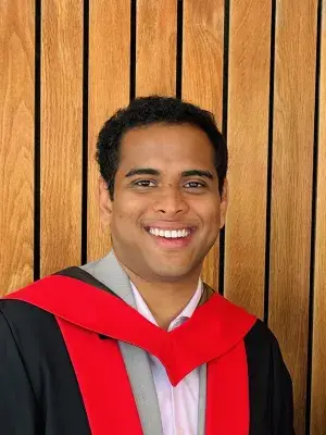 Rohan Gorantla graduation photo